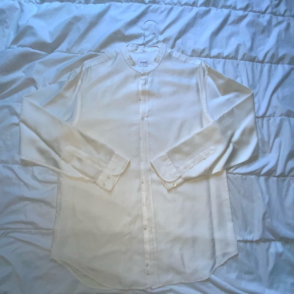 Armenia Collezioni men's banded collar shirt, Size XL. - Picture 2 of 9